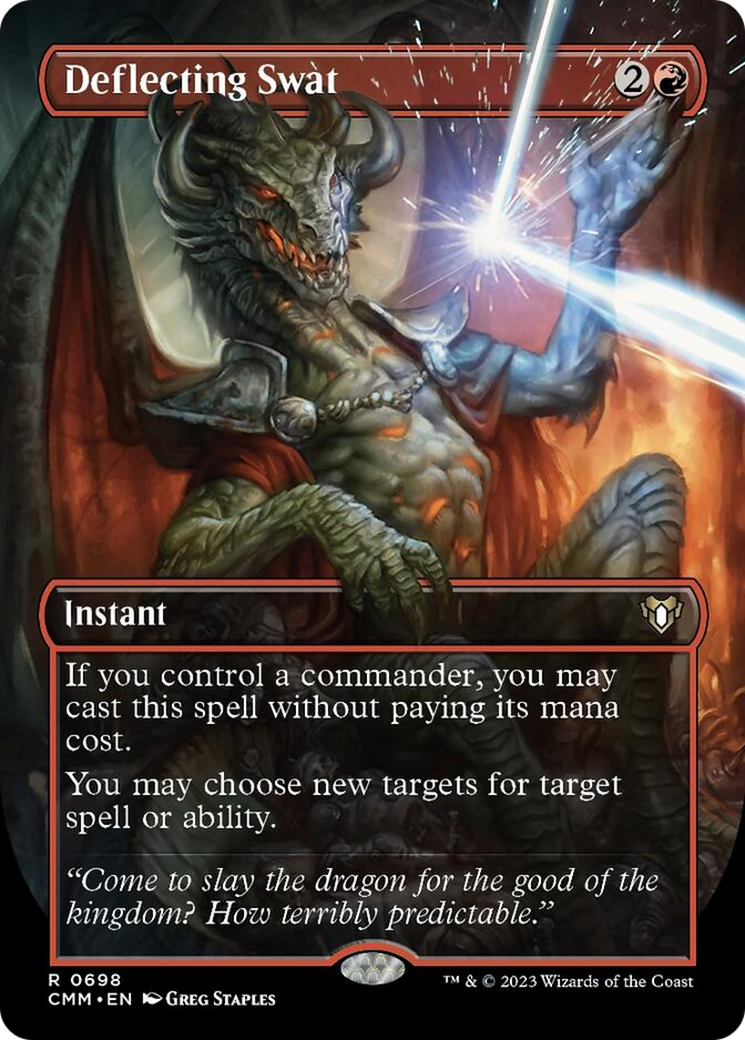 Deflecting Swat (Borderless) (698) [Commander Masters]