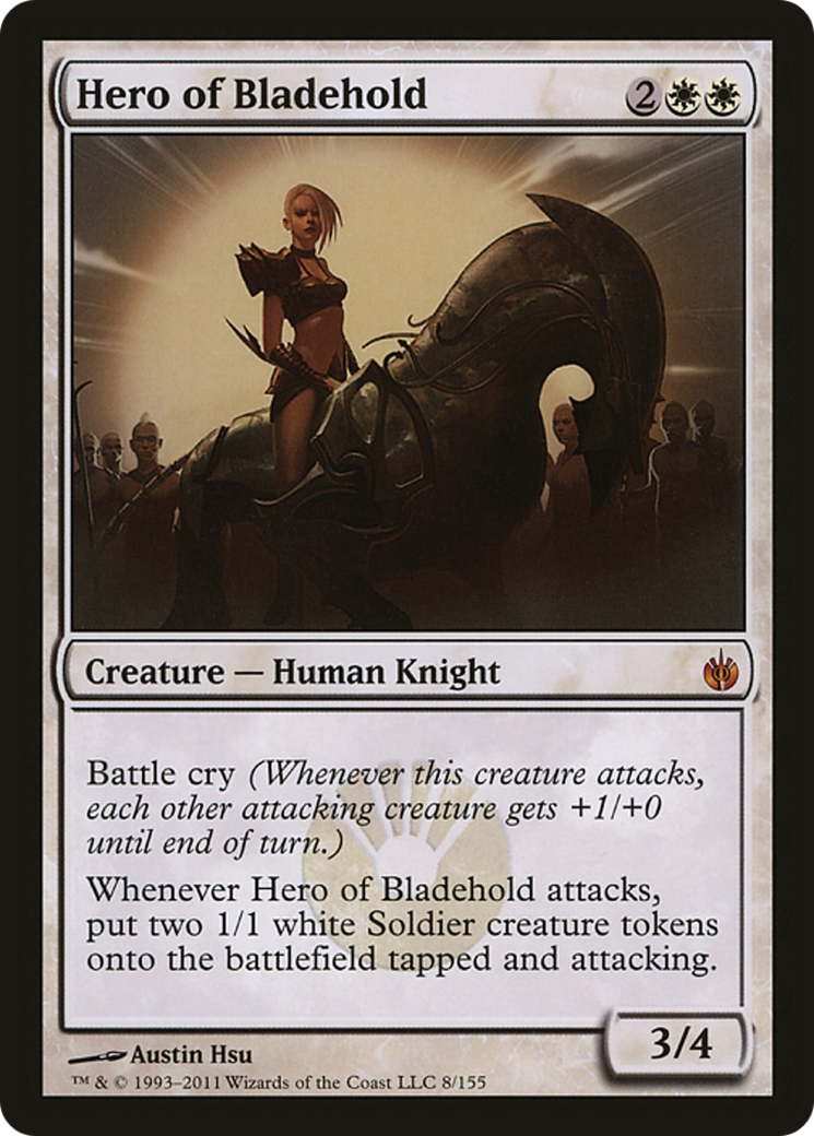 Hero of Bladehold (Mirrodin Besieged) (8) [Oversize Cards]