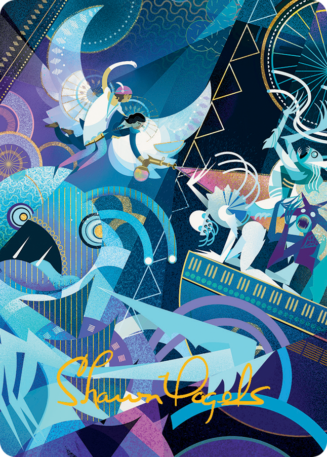 Errant and Giada Art Card (Gold-Stamped Signature) (59) [Art Series: March of the Machine]