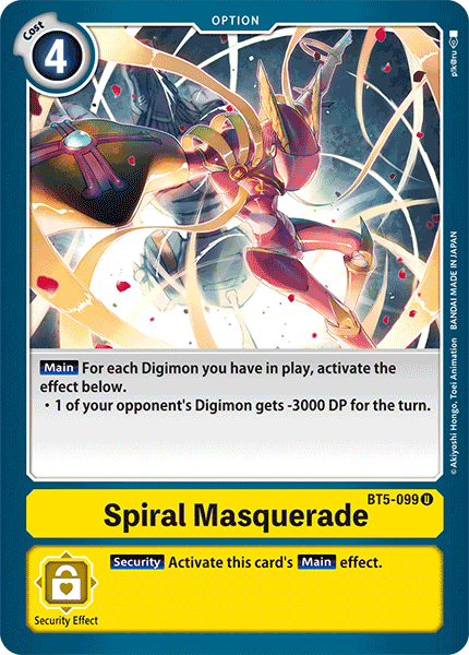 Spiral Masquerade (BT5-099 U) [Battle of Omni]