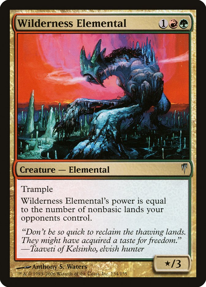 Wilderness Elemental (134) [Coldsnap]