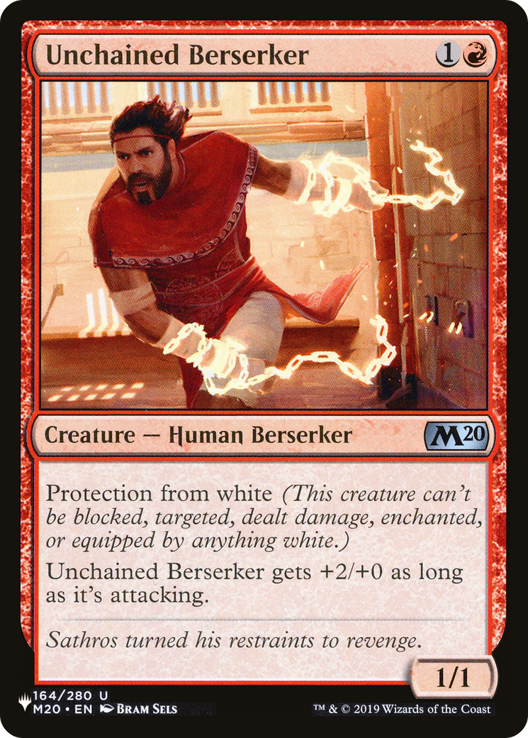 Unchained Berserker (164/280) [The List Reprints]