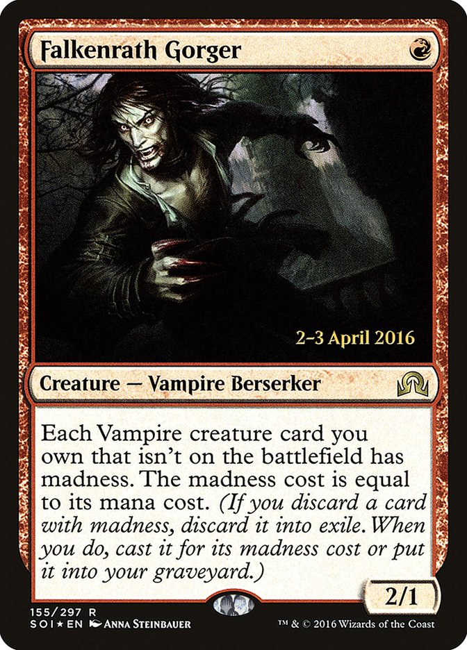 Falkenrath Gorger (155) [Prerelease Cards]