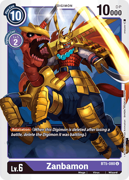 Zanbamon (BT5-080 U) [Battle of Omni]