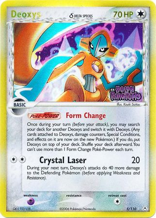 Deoxys (Delta Species - Normal Forme) (5/110) [EX Holon Phantoms]