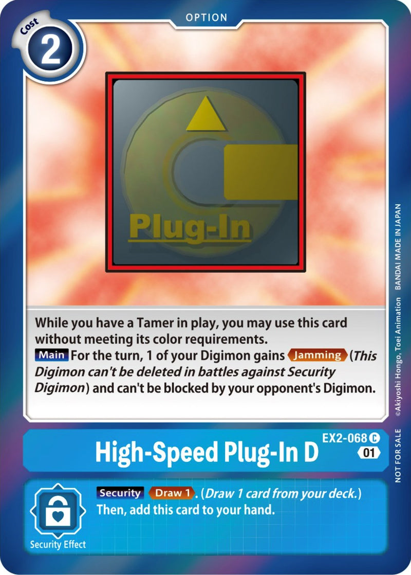 High-Speed Plug-In D (Event Pack 4) (EX2-068 C) [Digital Hazard]