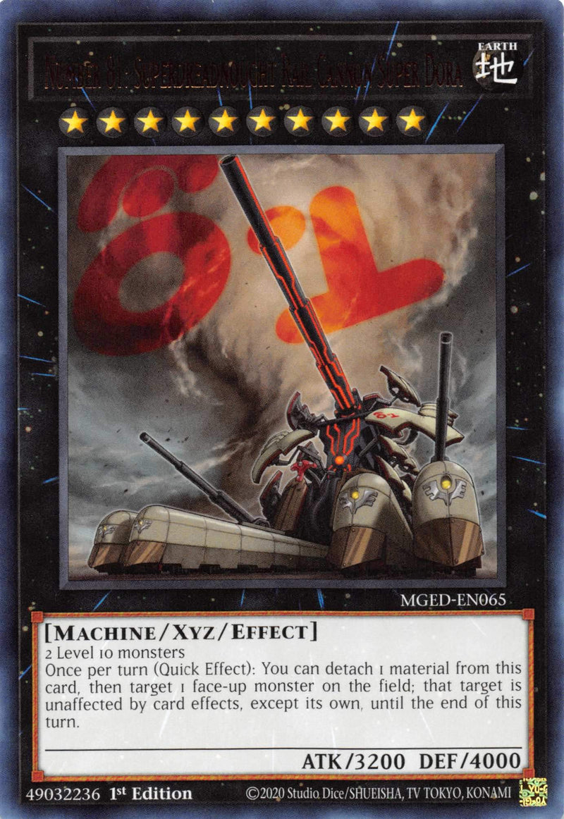 Number 81: Superdreadnought Rail Cannon Super Dora (MGED-EN065) [Maximum Gold: El Dorado]
