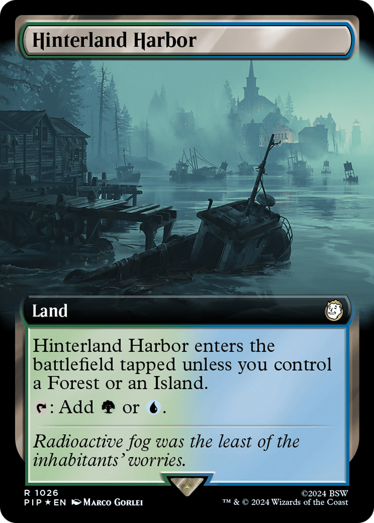 Hinterland Harbor (Extended Art) (Surge Foil) (1026) [Universes Beyond: Fallout]