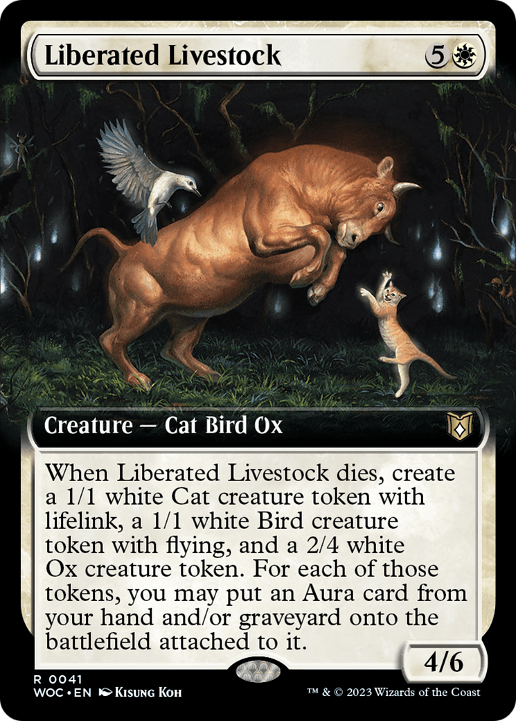 Liberated Livestock (Extended Art) (41) [Commander: Wilds of Eldraine]