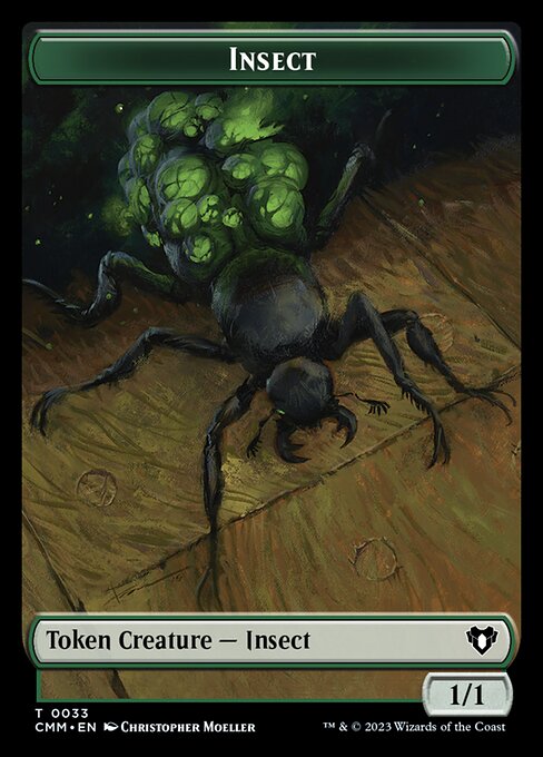 Thopter // Insect Double-Sided Token (47 // 33) [Commander Masters]