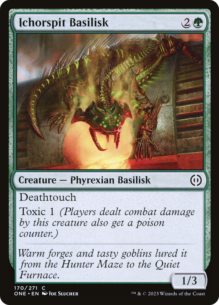Ichorspit Basilisk (170) [Phyrexia: All Will Be One]