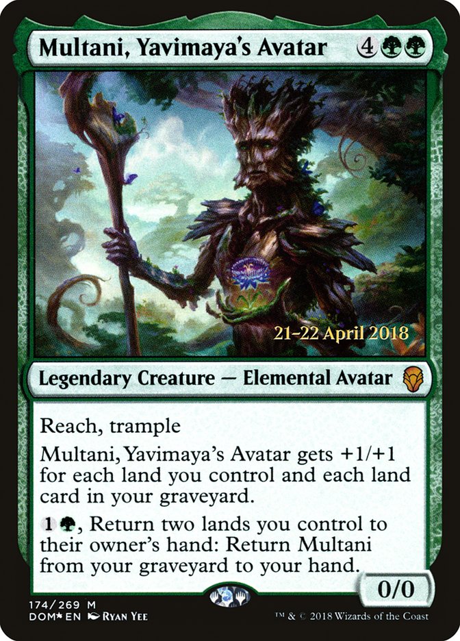 Multani, Yavimaya's Avatar (174) [Prerelease Cards]