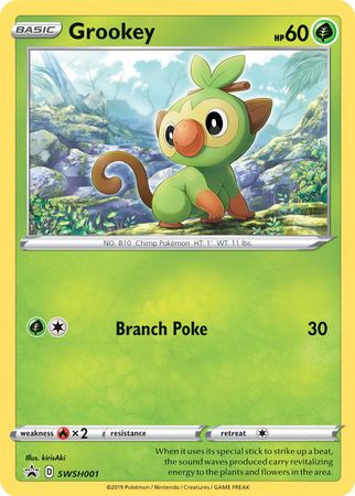 Grookey - SWSH001 (SWSH001) [SWSH: Sword & Shield Promo Cards]