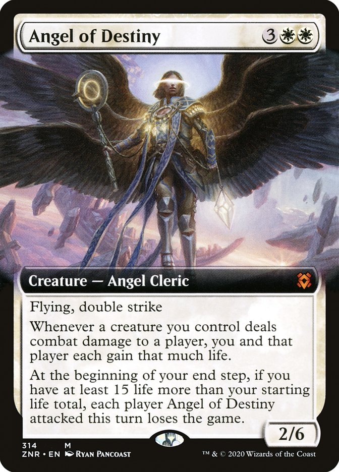 Angel of Destiny (Extended Art) (314) [Zendikar Rising]
