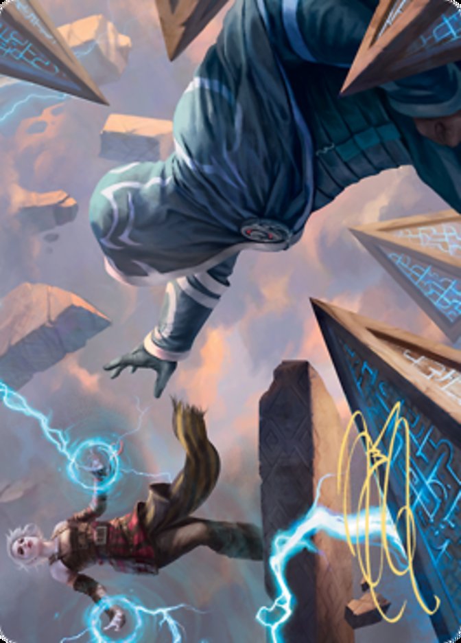 Nahiri's Binding Art Card (Gold-Stamped Signature) (42) [Art Series: Zendikar Rising]