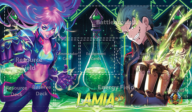 Lamia Avicci Playmat /with Bag - Grided