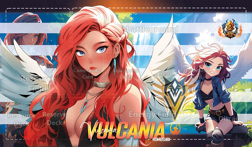Vulcania Homosubi Playmat - Grided