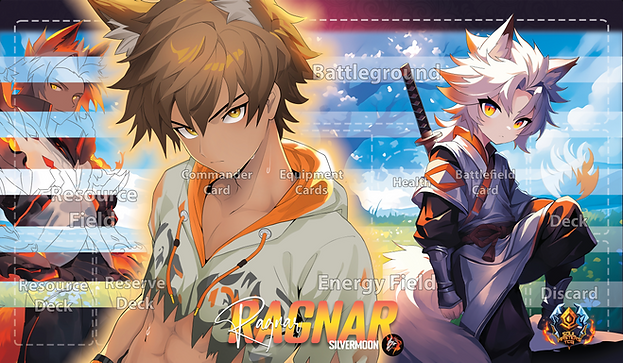 Ragnar Silvermoon Playmat - Grided