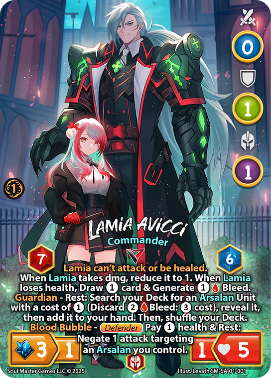 Commander Deck Lamia Avicci 1st Edition