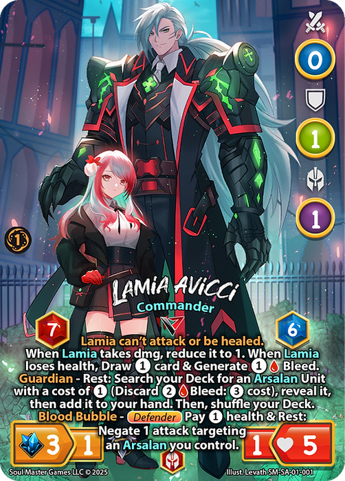 Commander Deck Lamia Avicci 1st Edition