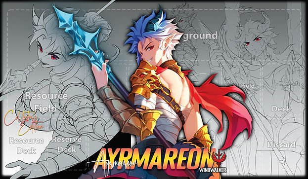 Ayrmareon Windwalker-Playmat - Grided