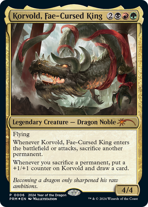 Korvold, Fae-Cursed King (Year of the Dragon 2024) [Bloomborrow Standard Showdown]