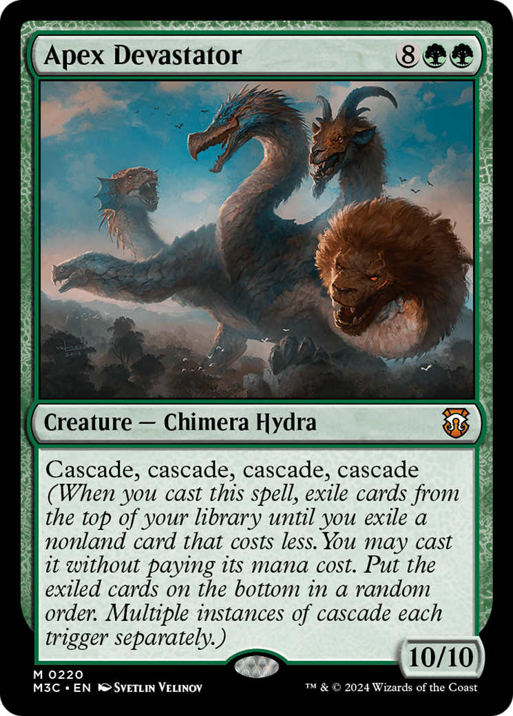 Apex Devastator (Ripple Foil) (220) [Commander: Modern Horizons 3]