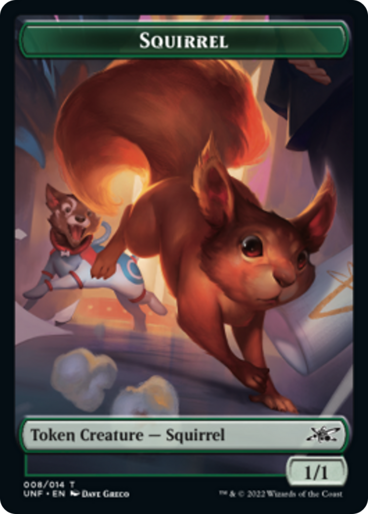 Squirrel // Storm Crow Double-sided Token [Unfinity]