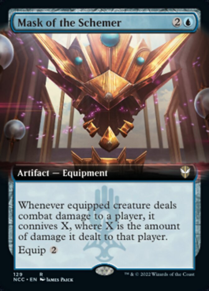 Mask of the Schemer (Extended Art) (129) [Commander: Streets of New Capenna]