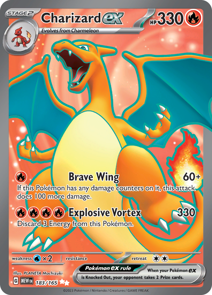 Charizard ex (183/165) [SV: Scarlet & Violet 151]