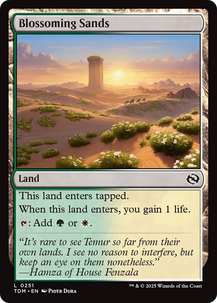 Blossoming Sands (251) [Tarkir: Dragonstorm]