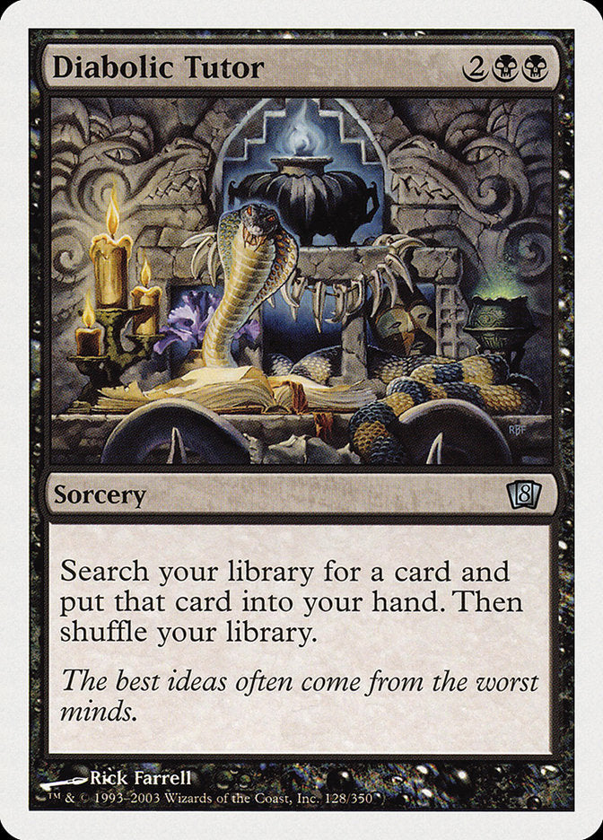 Diabolic Tutor (128) [8th Edition]