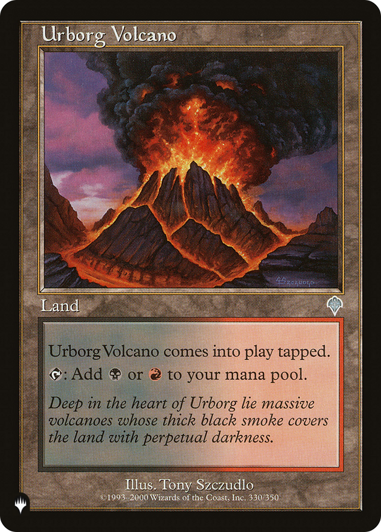 Urborg Volcano (330/350) [The List Reprints]