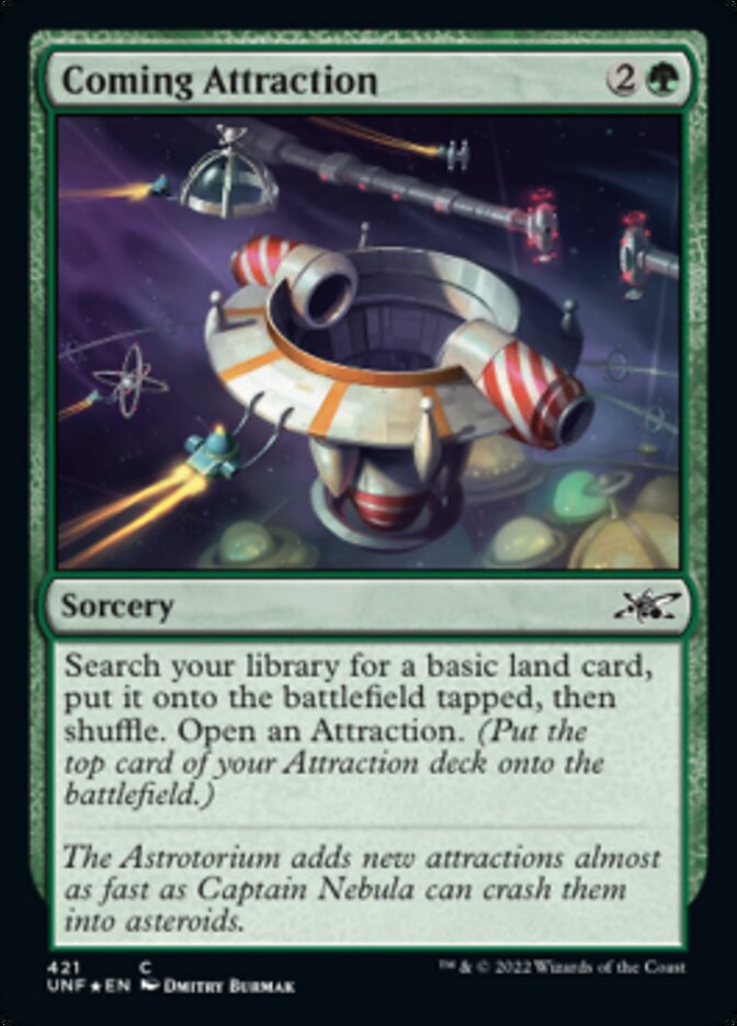 Coming Attraction (Galaxy Foil) (421) [Unfinity]