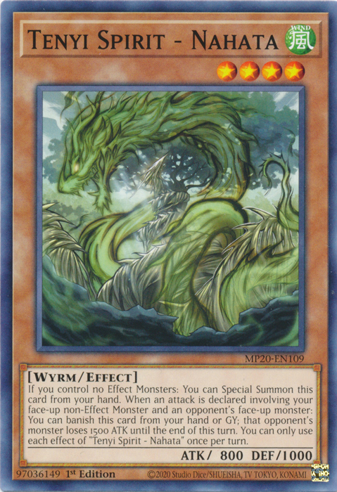 Tenyi Spirit - Nahata (MP20-EN109) [2020 Tin of Lost Memories]