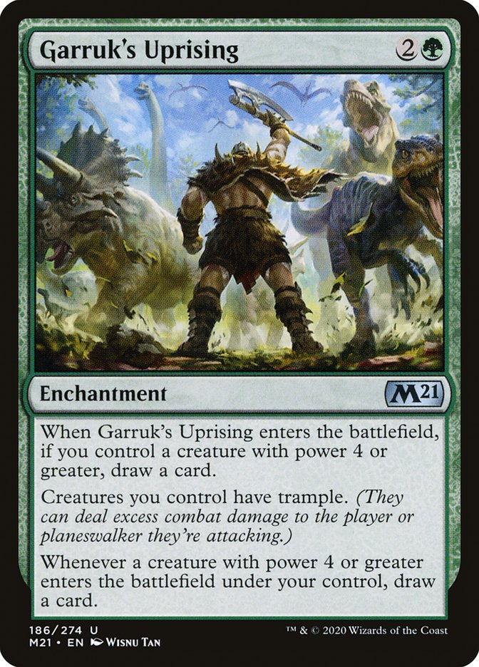 Garruk's Uprising (186) [Core Set 2021]