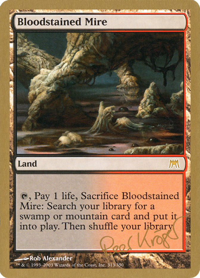 Bloodstained Mire - 2003 Peer Kroger (ONS) [World Championship Decks]