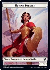 Human Soldier // Tentacle Double-Sided Token (2 // 6) [Theros Beyond Death]