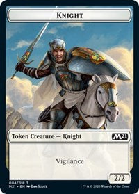 Knight // Pirate Double-Sided Token (4 // 9) [Core Set 2021]