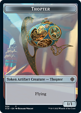 Elephant // Thopter Double-Sided Token (20 // 24) [Starter Commander Decks]