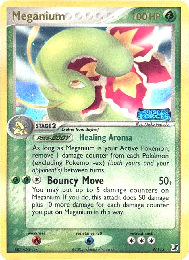 Meganium (9/115) [EX Unseen Forces]