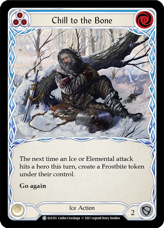 Chill to the Bone (Blue) (ELE165) [Tales of Aria]
