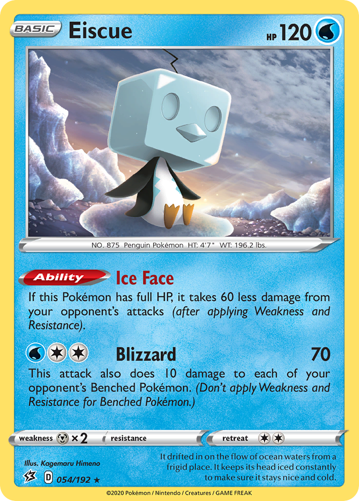 Eiscue (054/192) [SWSH02: Rebel Clash]