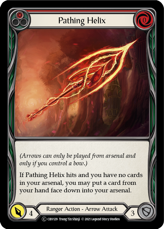 Pathing Helix (Red) (CRU129) [Crucible of War]