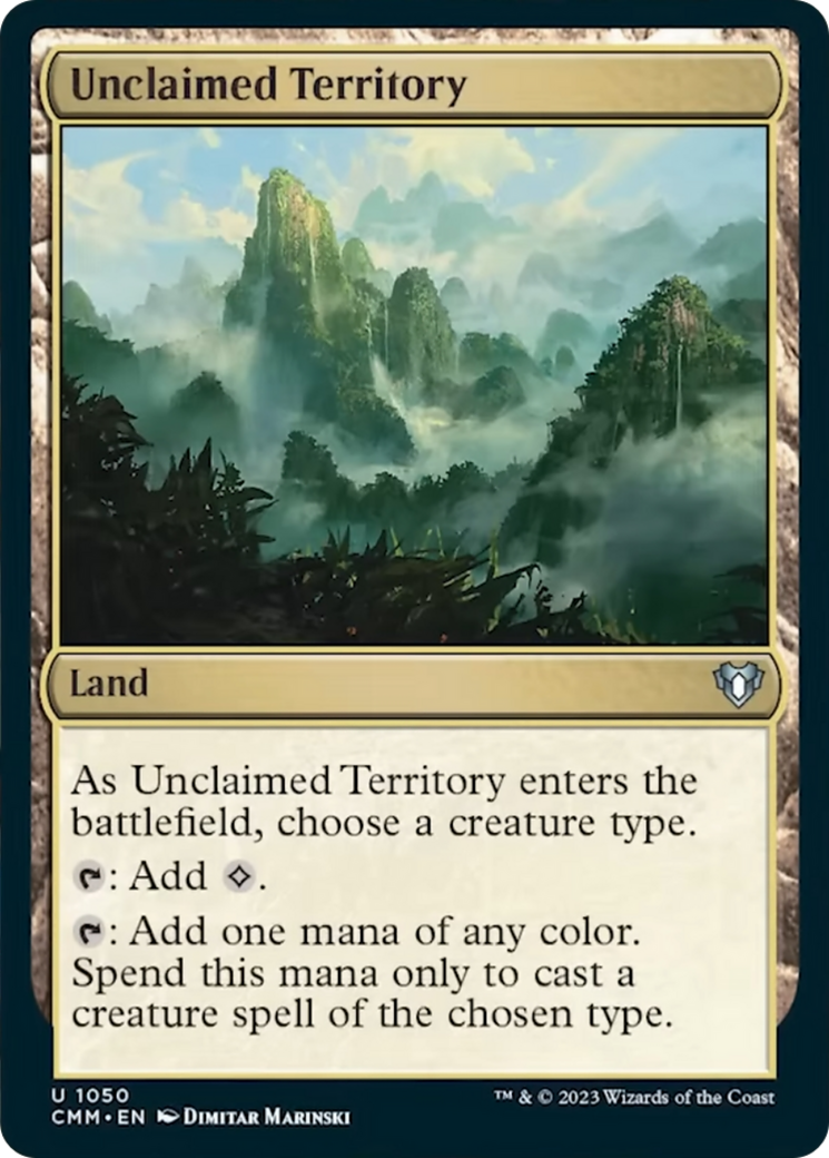 Unclaimed Territory (1050) [Commander Masters]