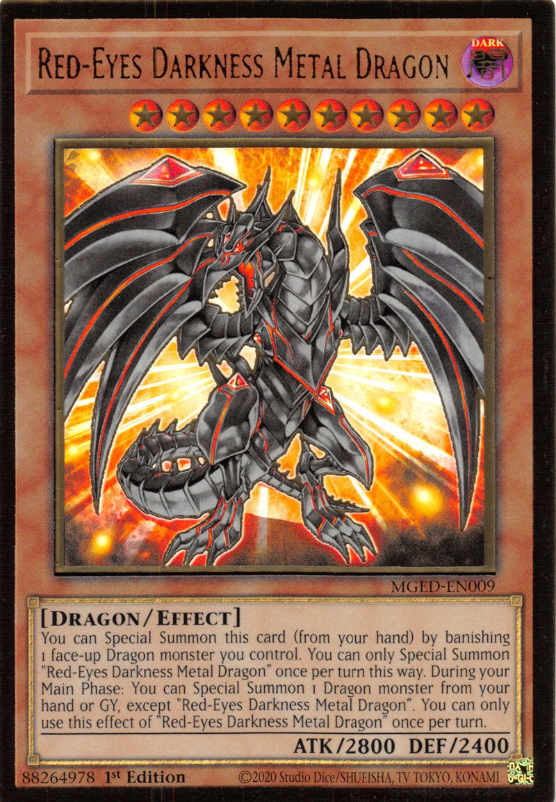 Red-Eyes Darkness Metal Dragon (MGED-EN009) [Maximum Gold: El Dorado]