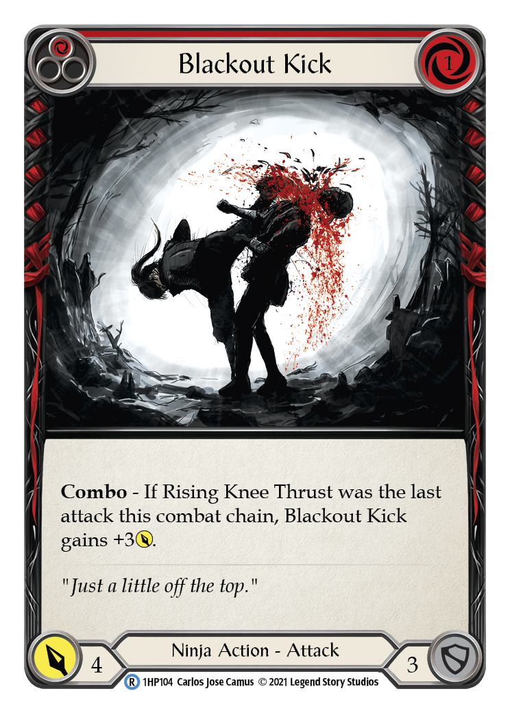 Blackout Kick (Red) (1HP104) [History Pack Vol.1]