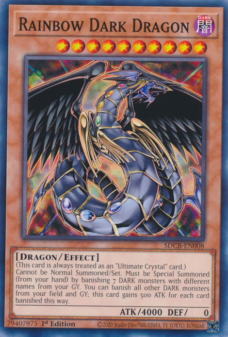 Rainbow Dark Dragon (SDCB-EN008) [Structure Deck: Legend of the Crystal Beasts]