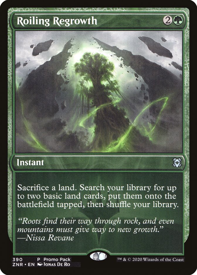 Roiling Regrowth (390) [Promo Pack: Zendikar Rising]