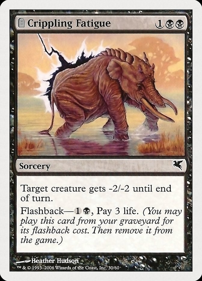 Crippling Fatigue (30) (30) [Magic Encyclopedia 2005 (Salvat/Hachette)]